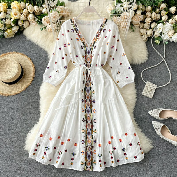 Fiona Embroidery Dress