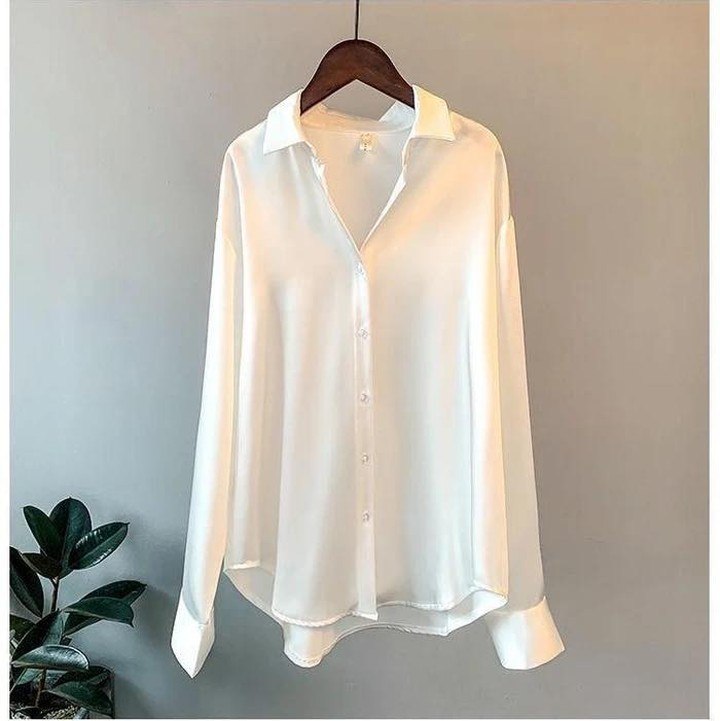 Plain Satin Shirt India's Fashion Store